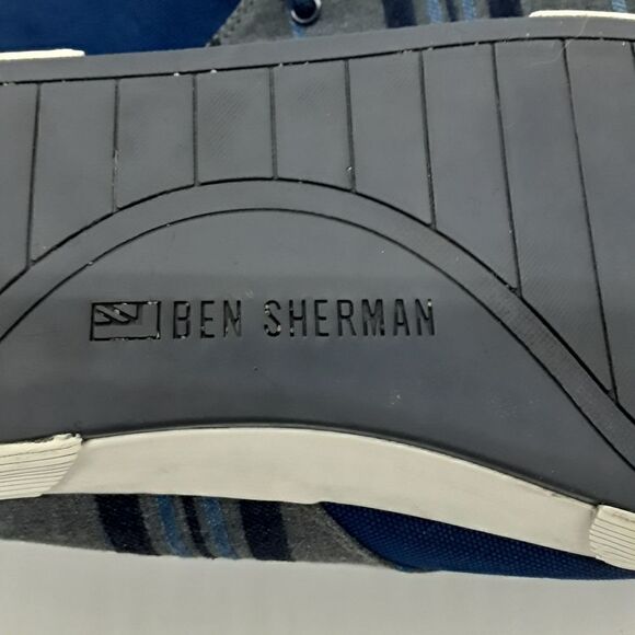 Ben Sherman Bristol Oxford Canvas Men's Shoes Blue Color Size 11 - Picture 9 of 10